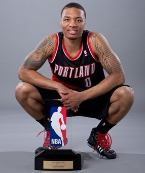 damian lillard rookie of the year