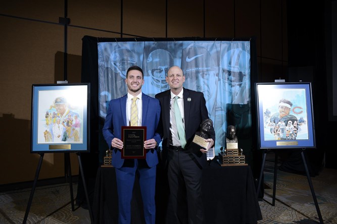 Kevin Thomson and Head Coach Troy Taylor